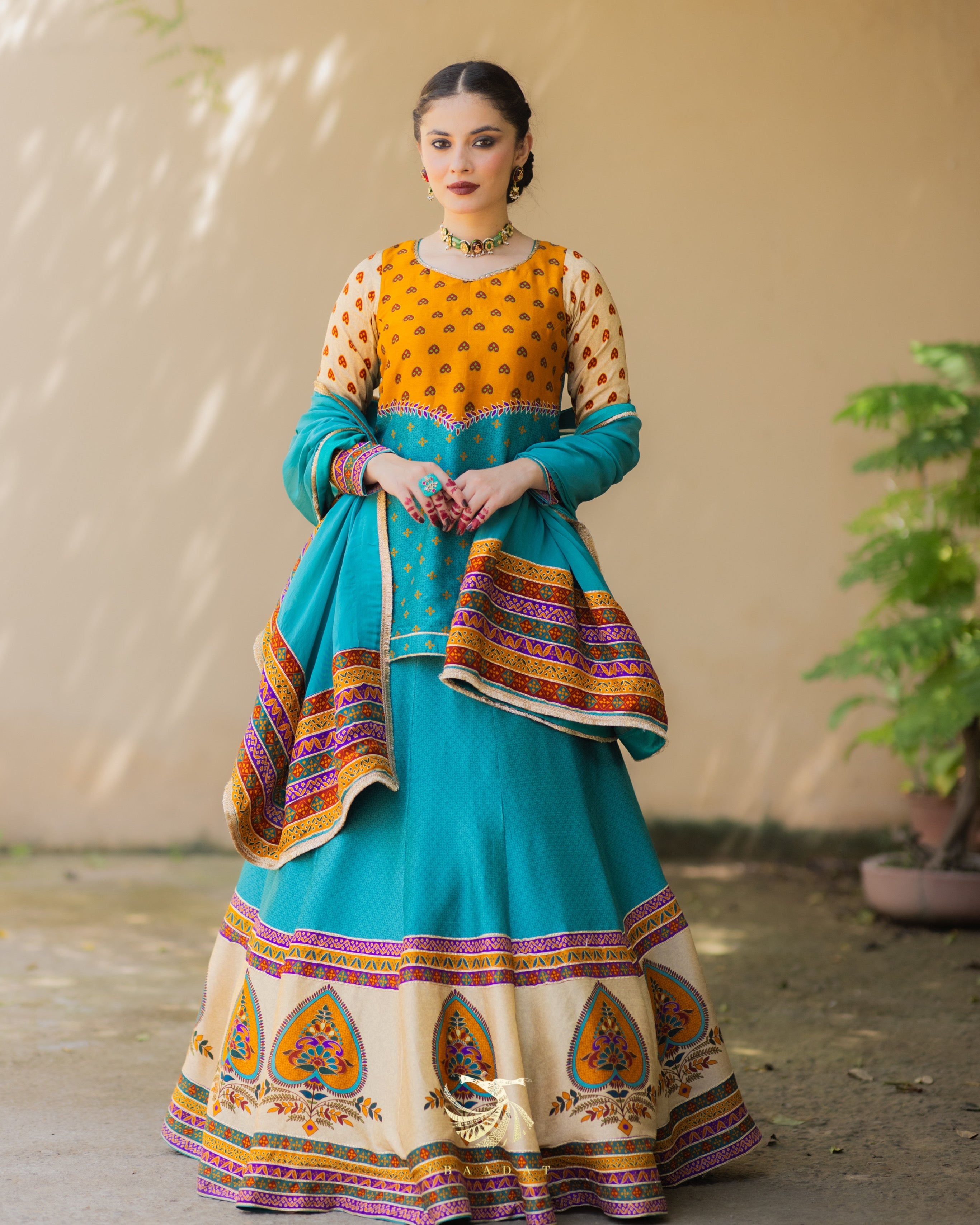 Shop Now Gauri Premium Printed Silk Anarkali Suit Set For Women – Ibaadat  By Jasmine