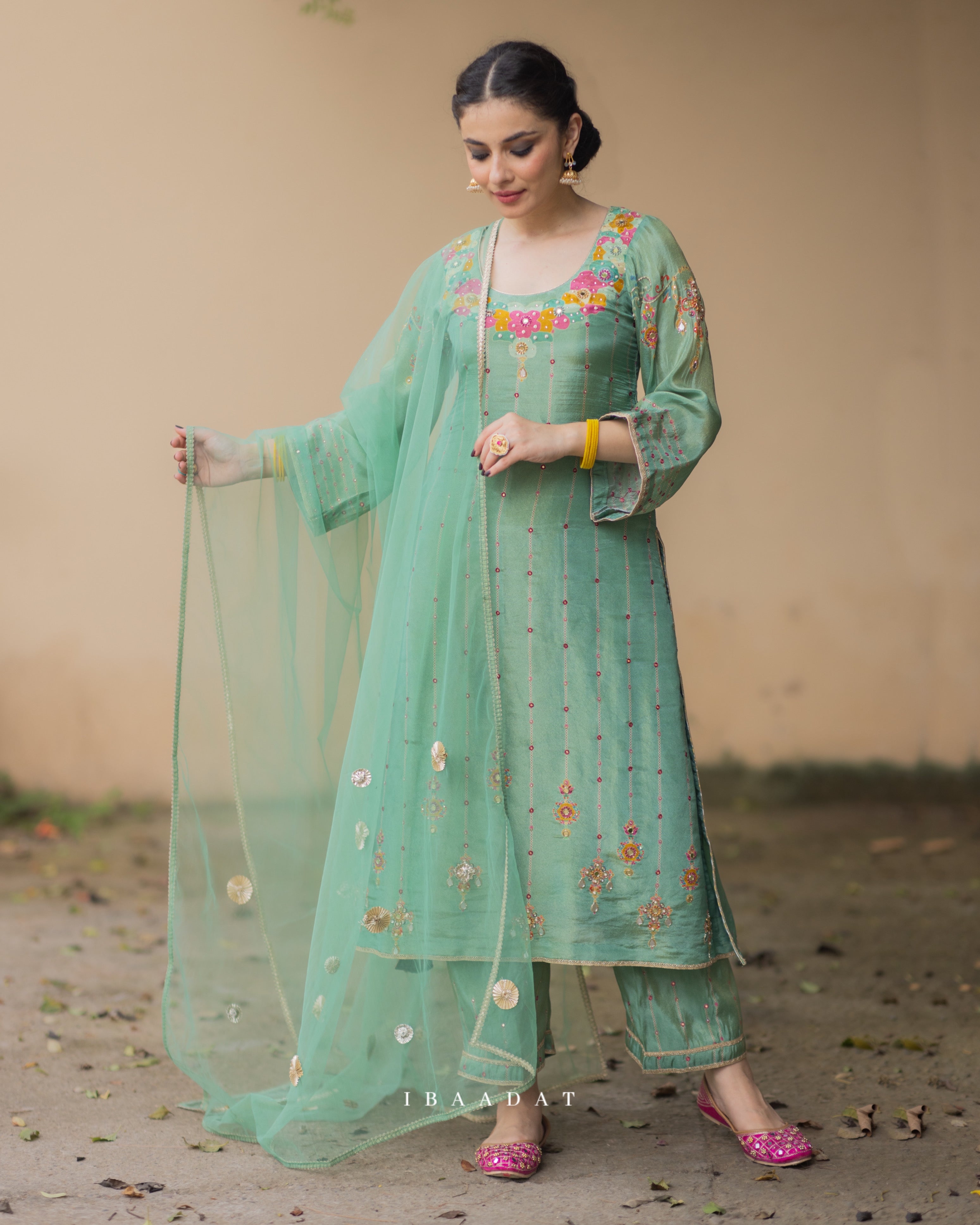 Party Wear New Punjabi Suit For Girl SAJDA Premium Printed Party Wear  Punjabi Salwar Suit For Women