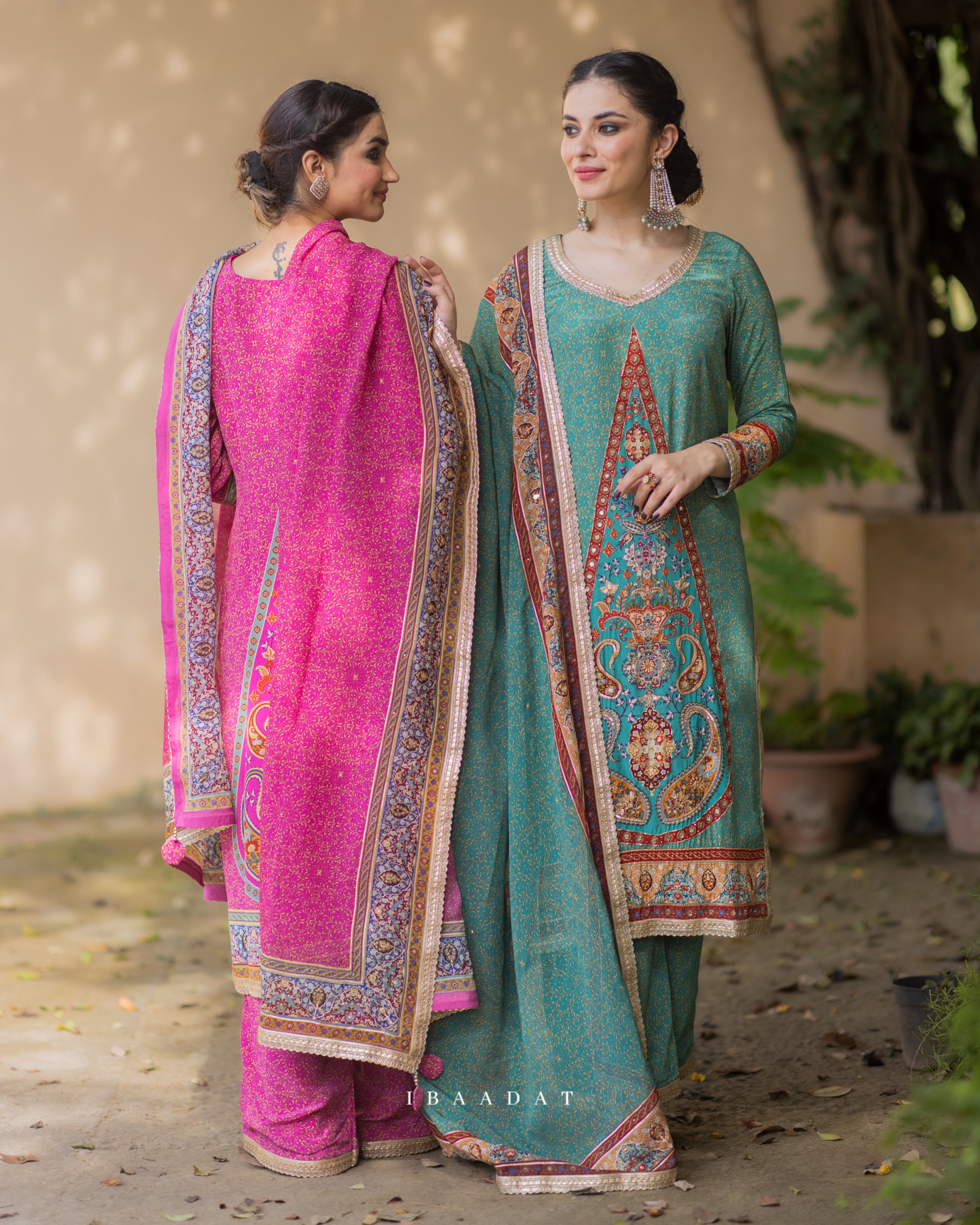 strapless open back dress Preet Premium Printed Punjabi Salwar Suit for Women – Ibaadat By Jasmine