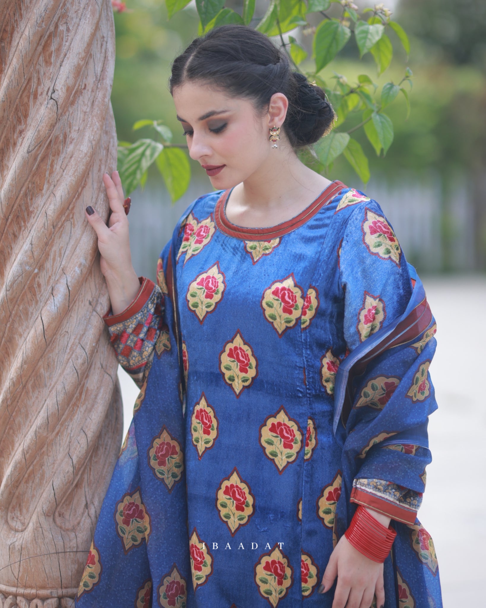 Sabina premium blue Punjabi suit for women – festive wear