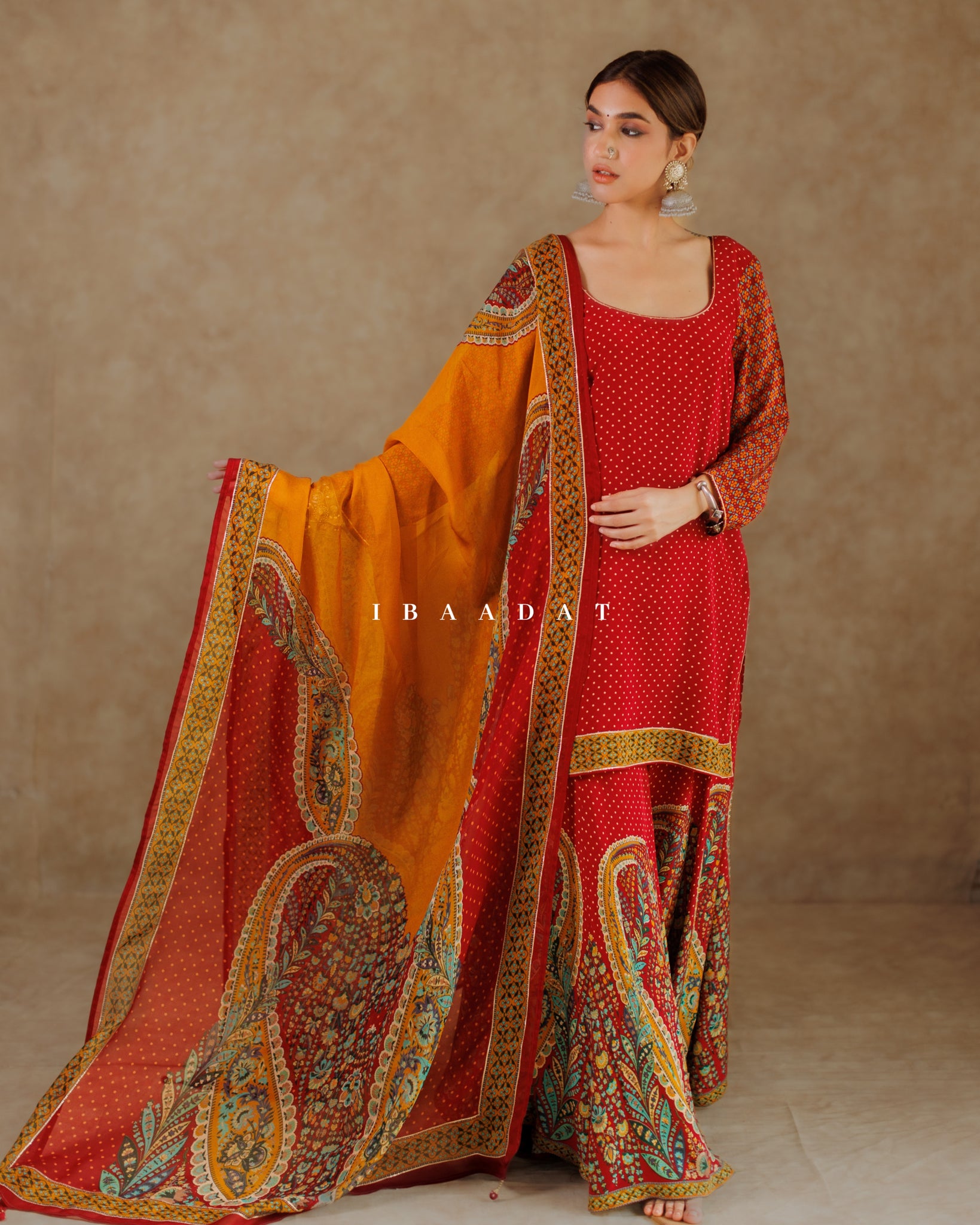 Traditional Red Punjabi Suit for Wedding & Festive Wear