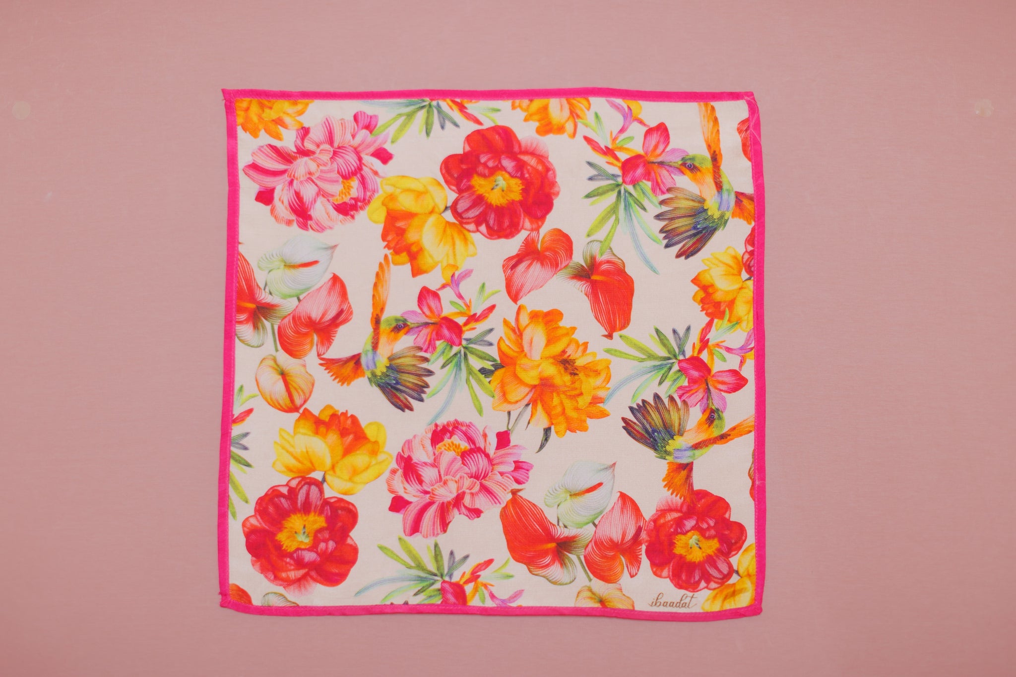Colorful Nectar Pure Silk Pocket Square