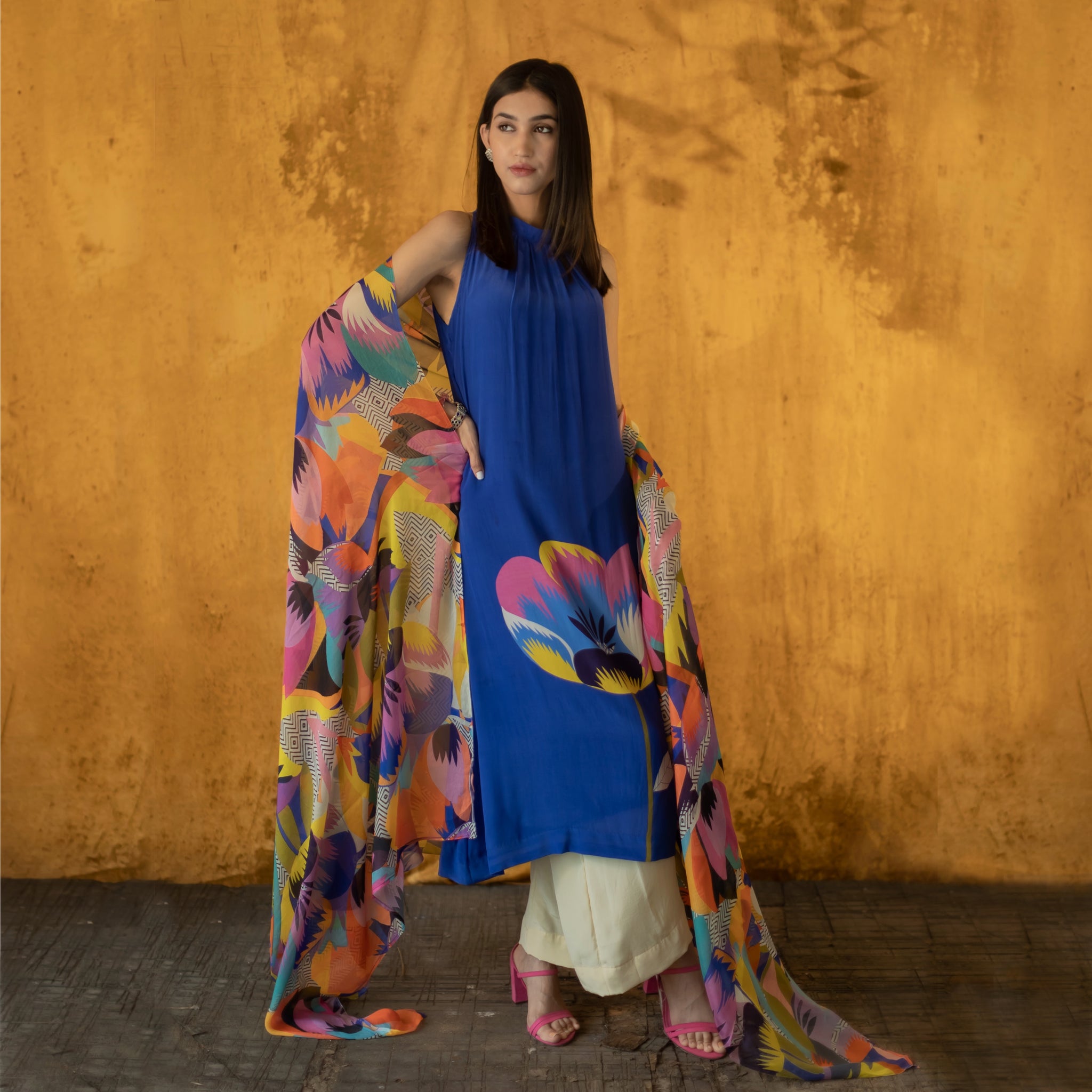 Blue Tulip cotton salwar suit for party and office wear