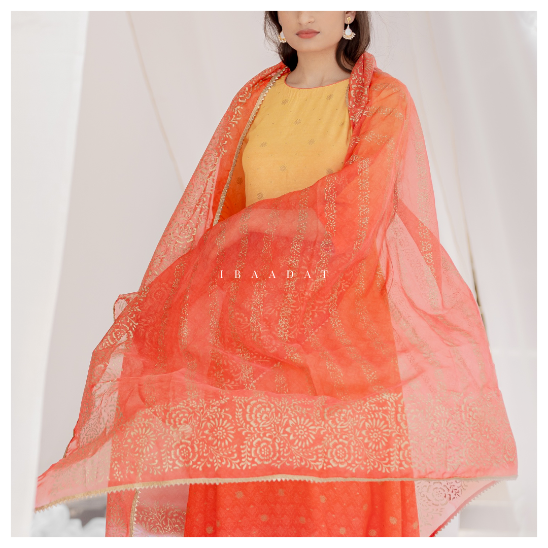 Peach Designer Heer Set Salwar Suit for Women

