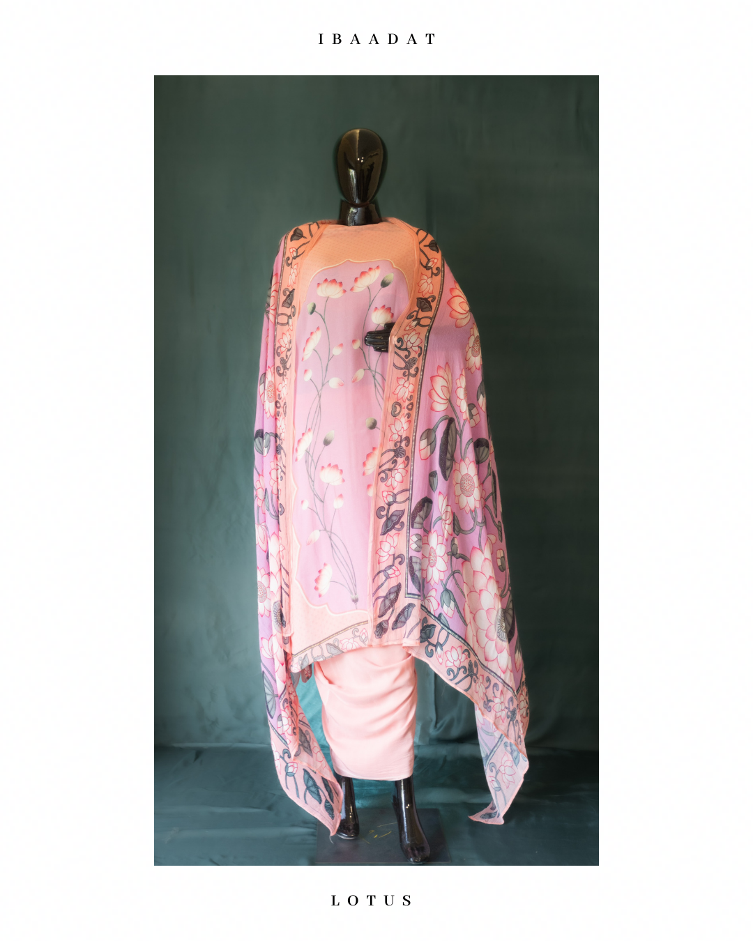 Stylish Pink Lotus Punjabi Suit for Daily Wear